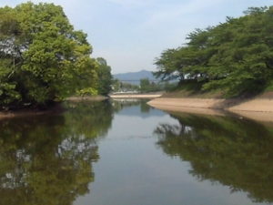 立岡池吊り橋周辺